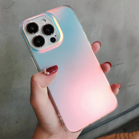 Laser Gradient Colorful Frosted iPhone Case