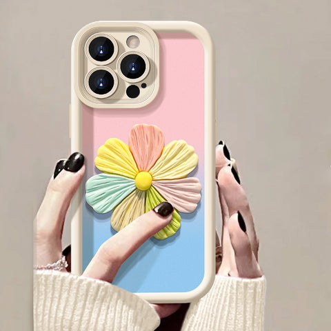 Colorful Flower Shoulder iPhone Case