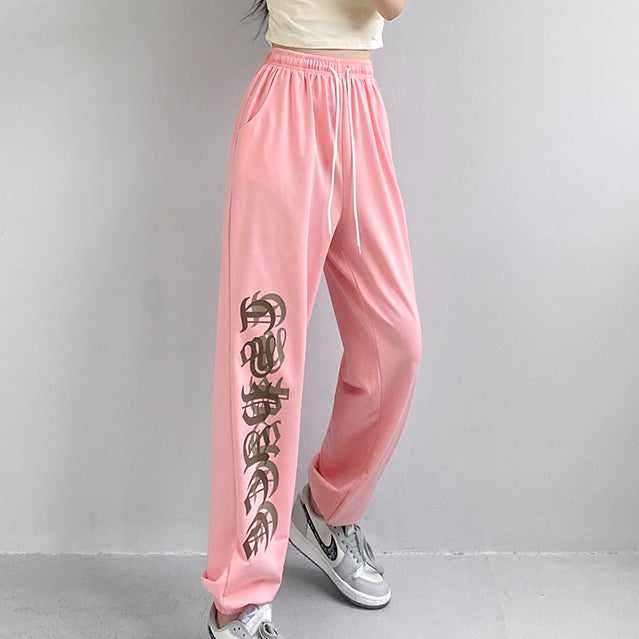 Set Short Sleeve Top Straight Leg Trousers