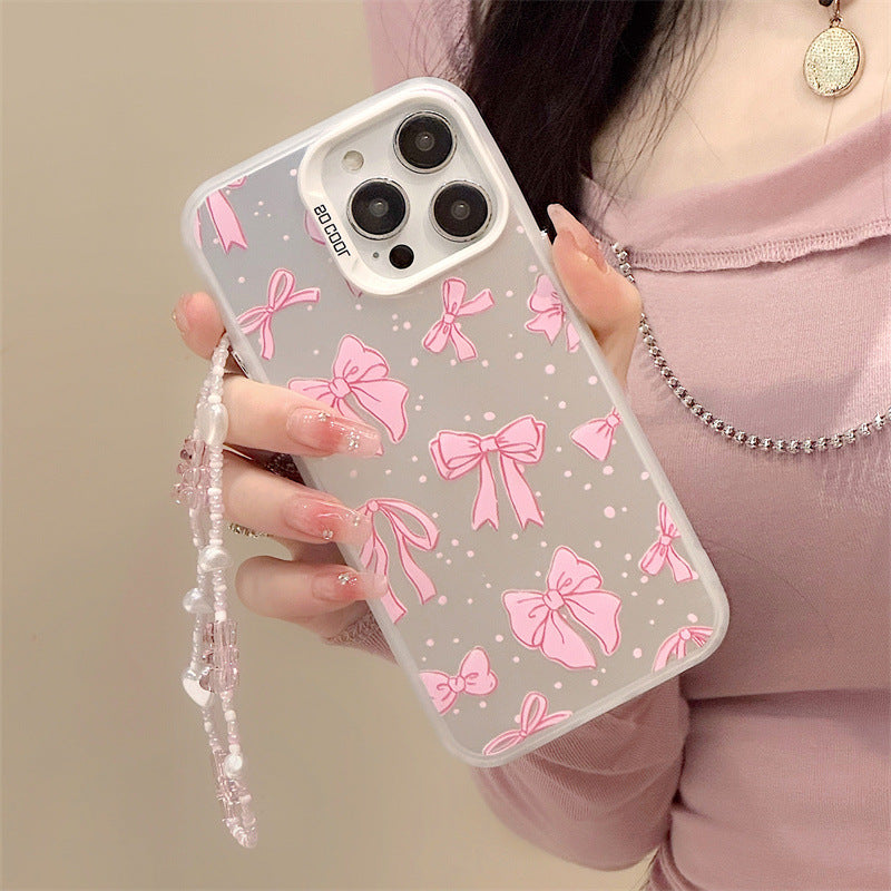 Bow Laser Frosted iPhone Case