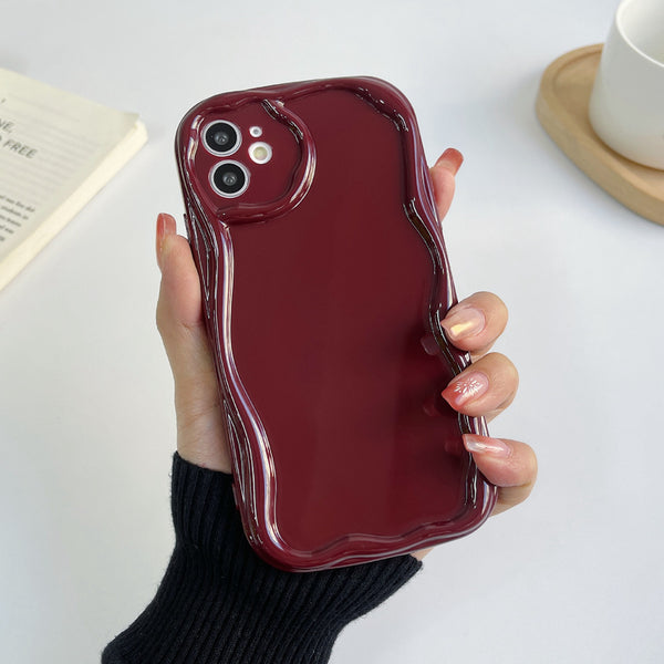 Wave Silicone Simple iPhone Case