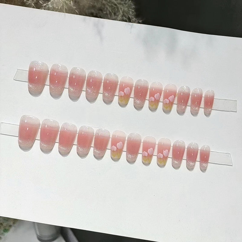 Tulip Crystal Stone Elegant Nail Art