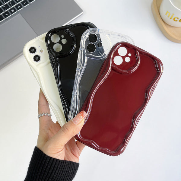 Wave Silicone Simple iPhone Case