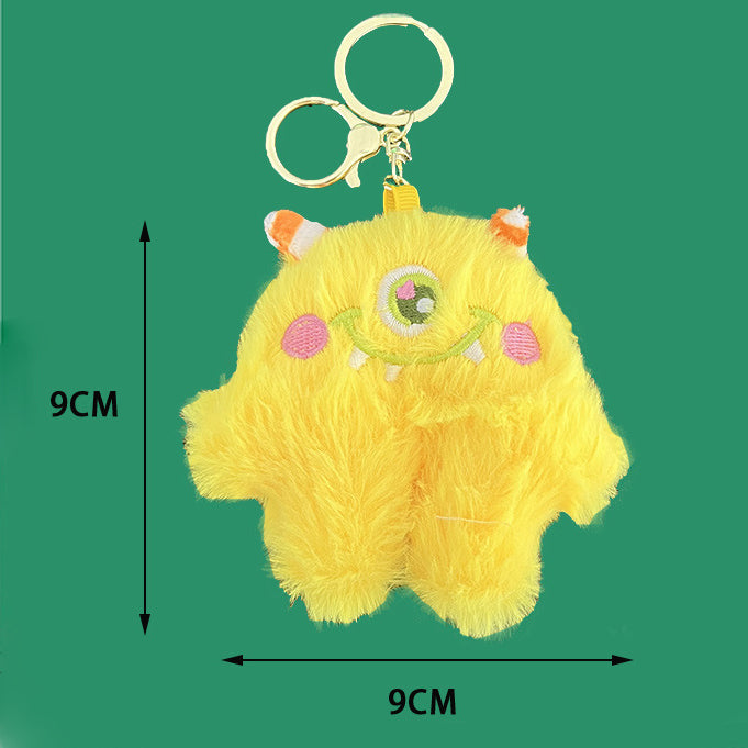 Monster Funny Plush Key Backpack Pendant