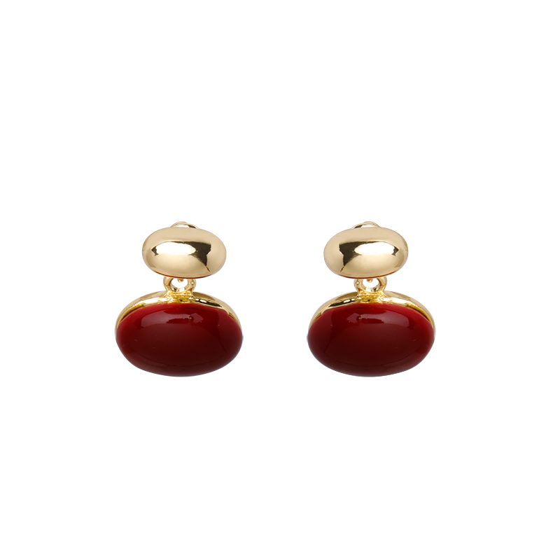 Drop Glaze Temperament Exquisite Simple Earrings