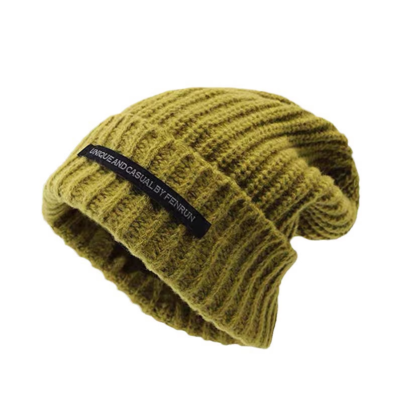 Knitted Woolen Warm Ear Protection Pile Hat Circumference