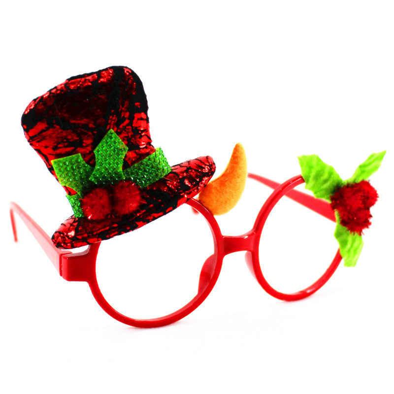 Christmas party decoration glasses