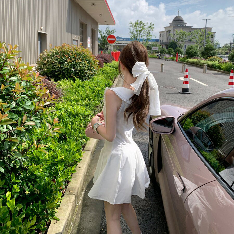 Sexy And Sweet White Dress