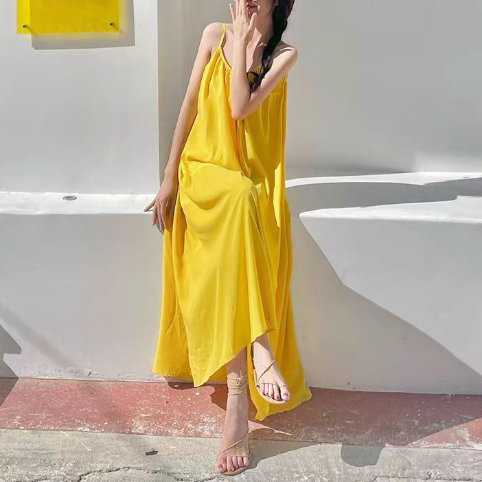 Plus Size Sexy Halter Backless Holiday Dress