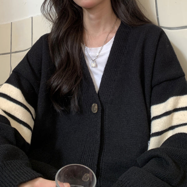 Sweater Retro Knitted Cardigan Winter Coat Top