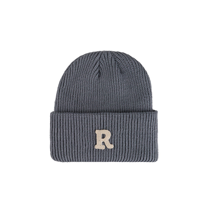Alphabet Wool Knitted Casual Warm Hat