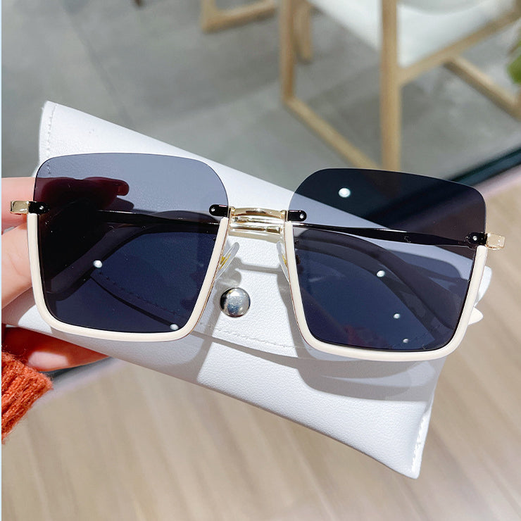 Square Gradient Anti-Uv Trend Sunglasses