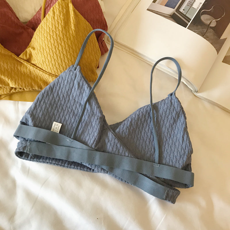 Cross Hollow Chest Support V-Neck Vest Top