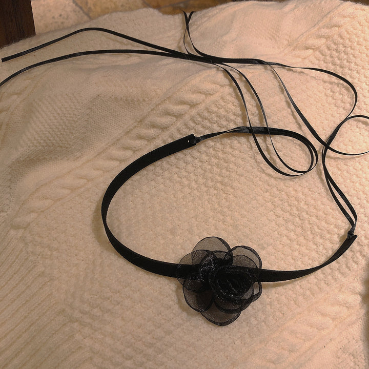 Necklace Bracelet Dual Purpose Vintage Flower Collar