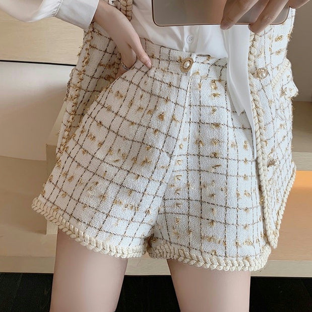 Suit Tie Shirt Tweed Vest Coat Shorts