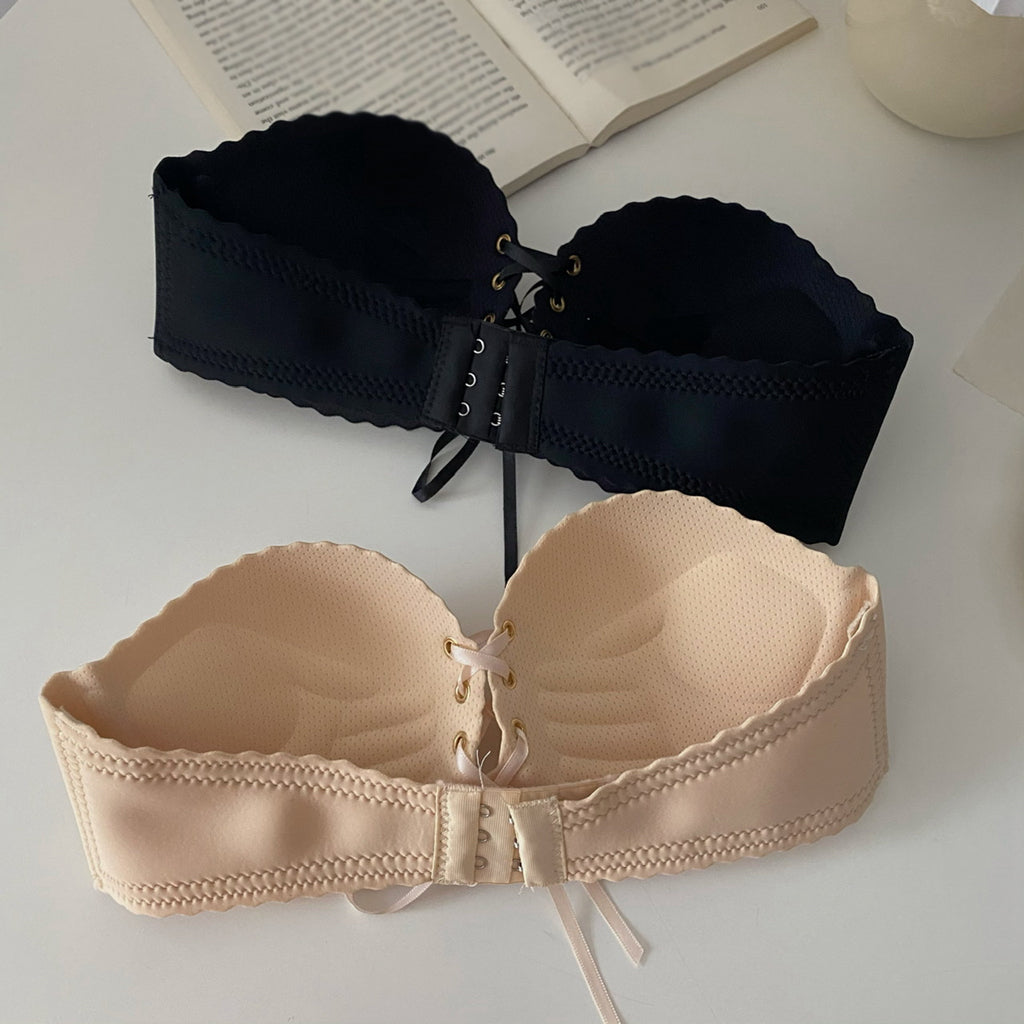 Breathable Non-Slip Silicone Invisible Underwire Bra