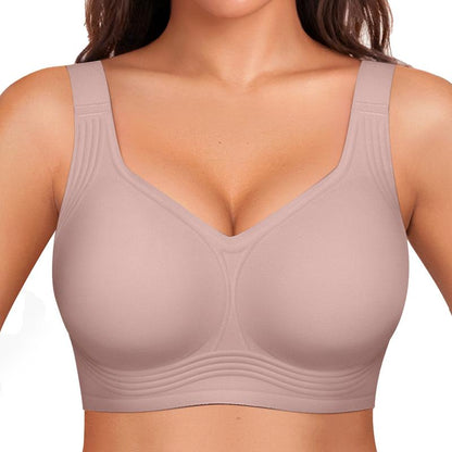 Women Jelly Bras Wirefree Full Coverage No Underwire Everyday Bras Comfortable Wireless Padded Tshirt Bra
