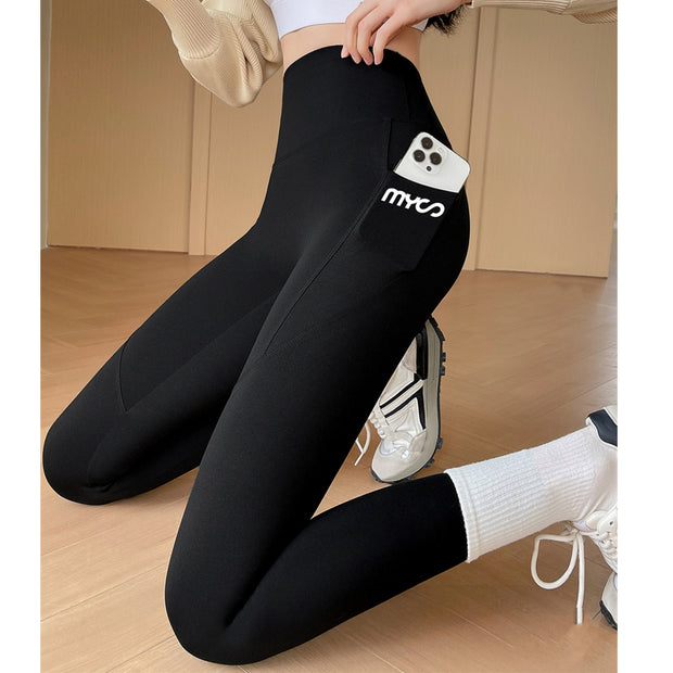 Fitness sports pocket stretch yoga pants