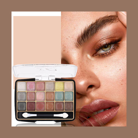 18 Color Pearlescent Color Eyeshadow Palette