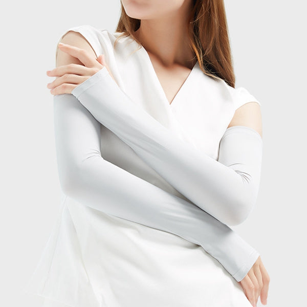 Uv Protection Breathable Elastic Ice Silk Sleeves
