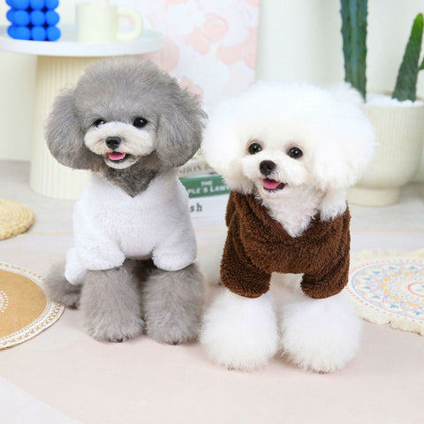 Hooded Warm And Cute Pet Clothing