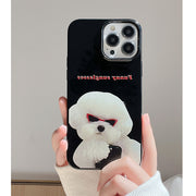 Trendy cartoon dog iphone case