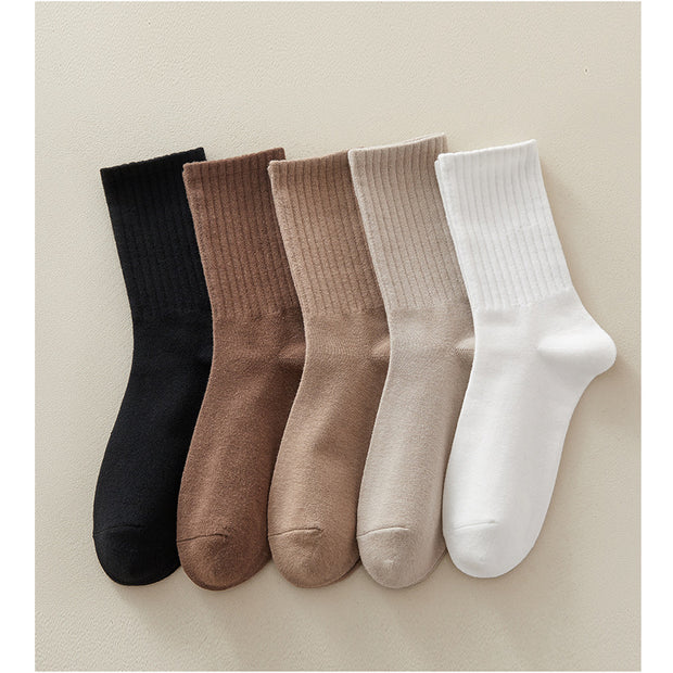 Textured Stretch Non-Slip Cotton Socks