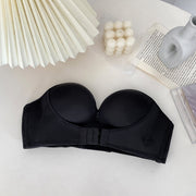 Wrapped bra strapless invisible push up tube top underwear