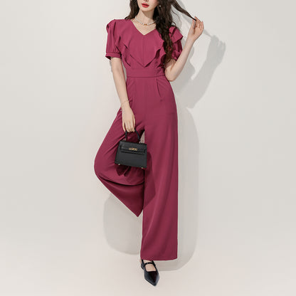 French Minimalist Fitted Jumpsuit