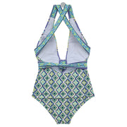Swimsuit One-Piece Triangle Deep V Beach Swimwear