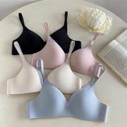 Underwear small chest push up no rims bra