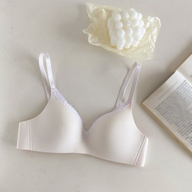 Underwear small chest push up no rims bra