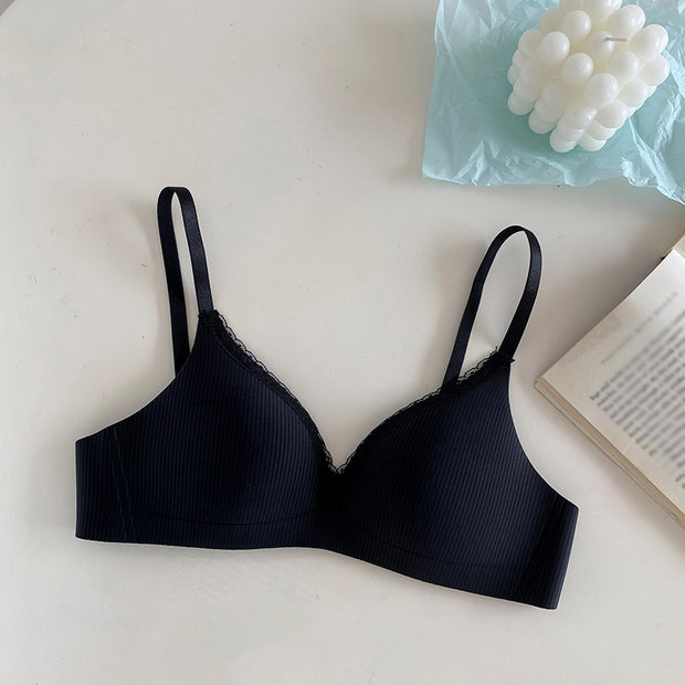 Underwear small chest push up no rims bra