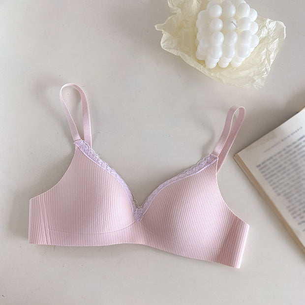 Underwear small chest push up no rims bra