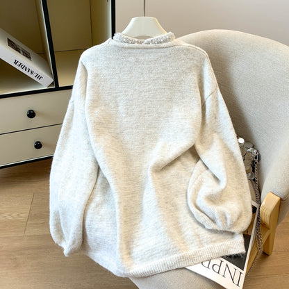 Stylish Camisole Knit Sweater Two-Piece Set