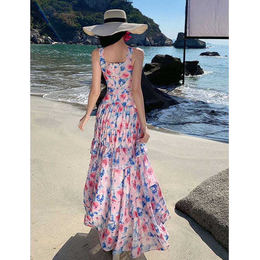 French-Style Floral Cake Dress