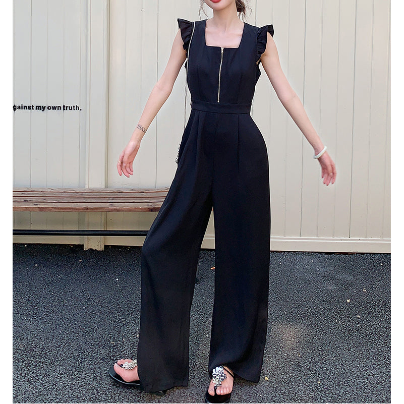 Summer Fashion Black Jumpsuit