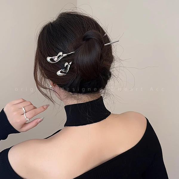 Love Butterfly Metal Hairpin Versatile Hair Accessories