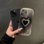 Wavy heart blooming mobile phone case