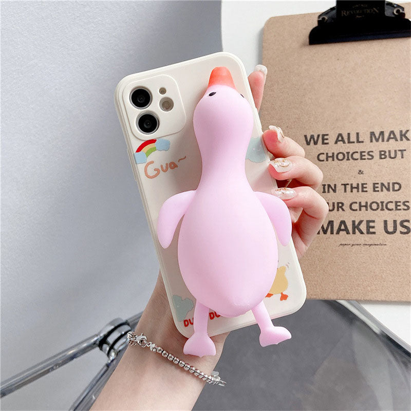Duck Stand Silicone Iphone Case