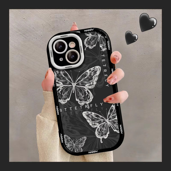 Anti-Fall Silicone Butterfly iPhone Case