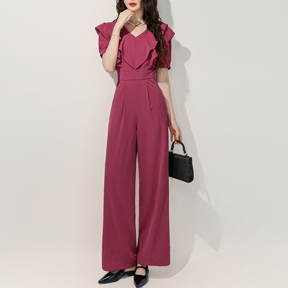 French Minimalist Fitted Jumpsuit