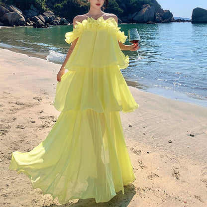 One-Shoulder Super Fairy Princess Style Dress