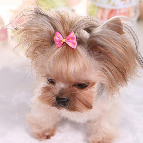 Love Bow Decoration Cute Pet Hair Clip