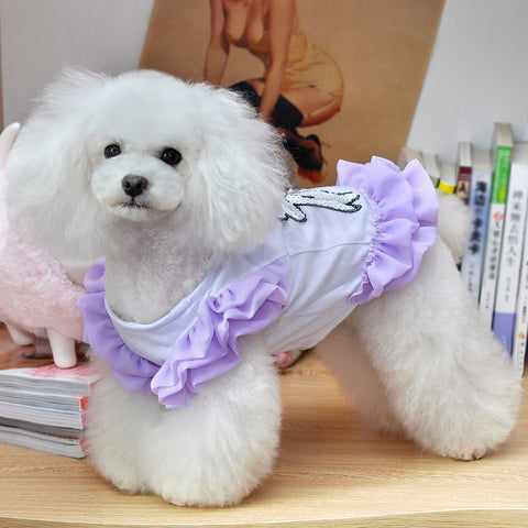 Bow Cute Pet Clothing Dress