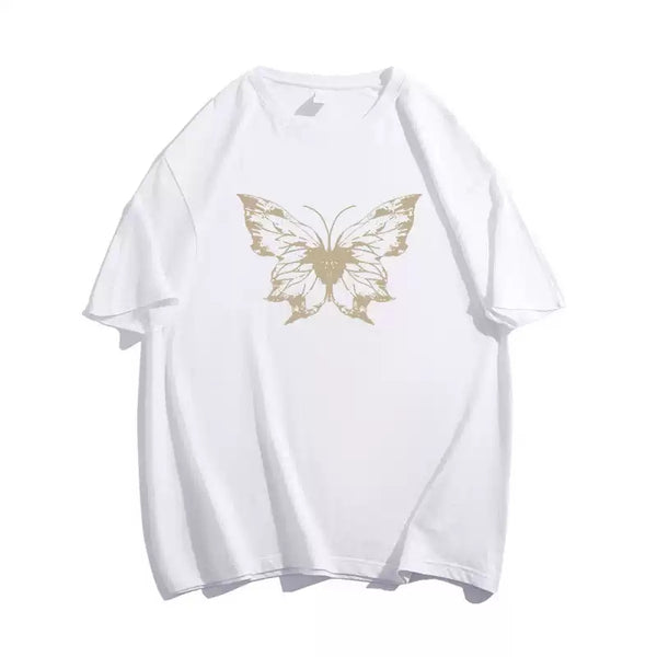 Butterfly Summer Short Sleeve T-Shirt