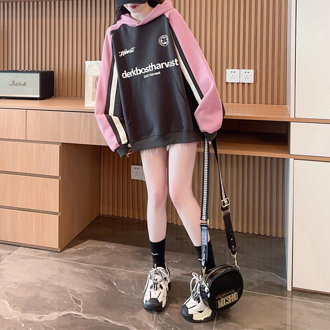 Composite Milk Silk Long-Sleeved Sweatshirt