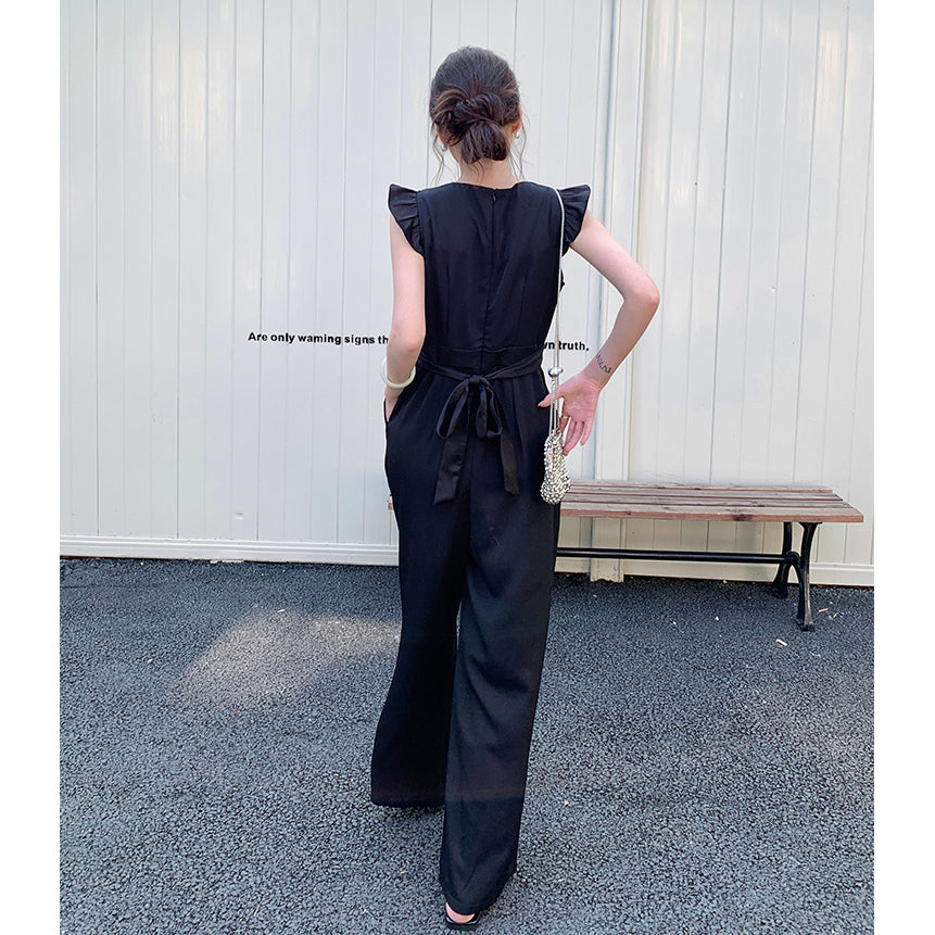 Summer Fashion Black Jumpsuit