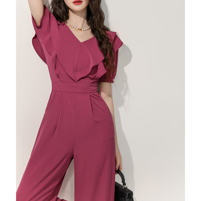 French Minimalist Fitted Jumpsuit