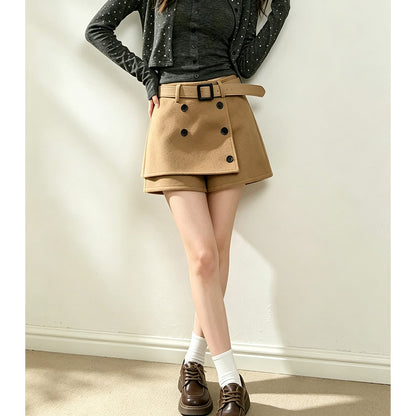 Retro High-Waisted Slimming Casual Skort